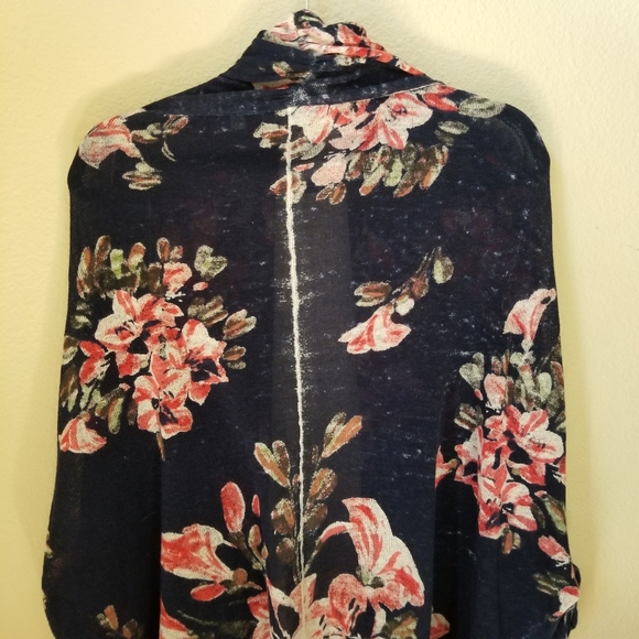 Anthropologie knitted & knotted floral cardigan - Picture 8 of 12